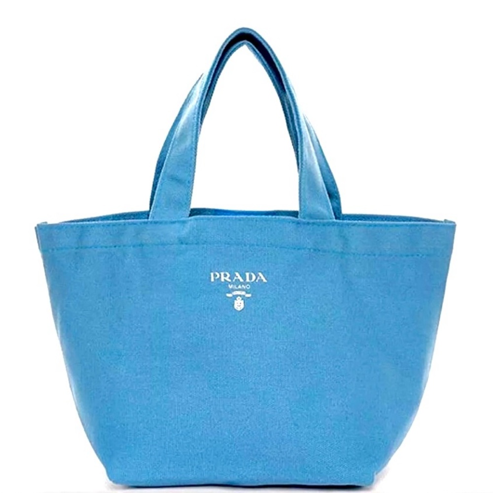 Prada Blue Tote Bag